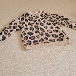 Leopard print sweater